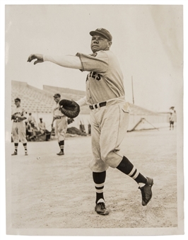 1935 Babe Ruth Type I Original News-Service Photo - Braves Spring Training (PSA/DNA)